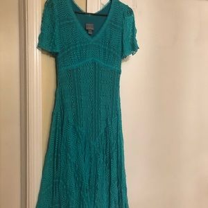 Fit and flare lace dress